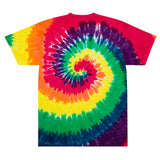 [X]ACIOUS Embroidered Oversized Tie-Dye T-shirt